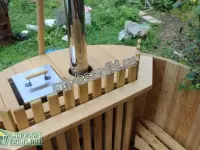 Купель из лиственницы с подогревом D=1600 мм