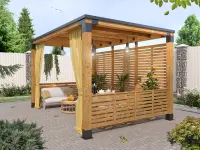 Беседка 3х4,5 из бруса со сборкой фото 2