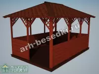 Садовая беседка "Мариинск"