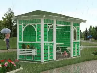 Беседка деревянная \"Садовая-3\"