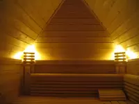 Гриль домик с баней комбинированный 17 м2.