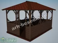 Садовая беседка "Ростов"