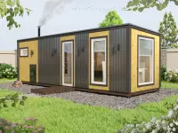 Каркасная баня ”Скандинавия плюс” 2,5х8 фото 2