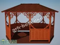 Садовая беседка "Новогиреево"