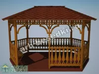 Садовая беседка "Беговая"