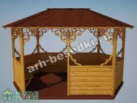 Садовая беседка "Выставочная"