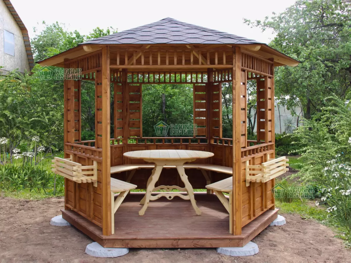 Беседка для дачи "Калифорния"