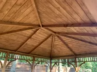 Кровля беседки по индивидуальному проекту