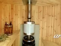 Мини сауна уличная круглая диаметр 220 (Ель, Архангельский лес)