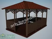 Садовая беседка "Коломна"