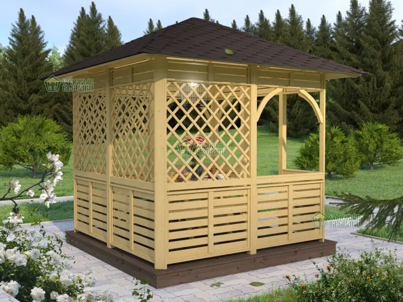 Беседка для дачи фото 5
