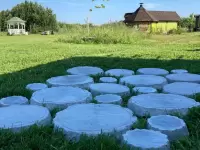 Плитка тротуарная "Пенек" средний спил дорожка