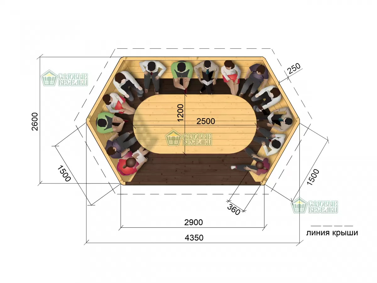 Беседка &amp;quot;София&amp;quot; по акции ВСЕ ВКЛЮЧЕНО №8