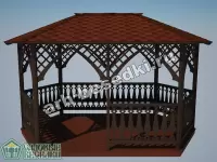 Садовая беседка "Каширская"