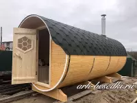 Баня бочка "Пятерочка +" Длина 5,5 м