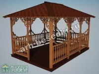 Садовая беседка "Рязань"