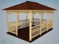 Садовая беседка "Дубна"