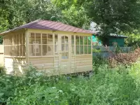 Беседка-павильон застекленный большой