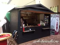 Ярмарочный домик  "Black" (2х3 м.)