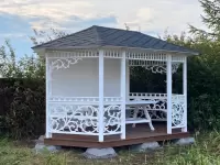Ажурная беседка из дерева "Рандеву" - фото 6