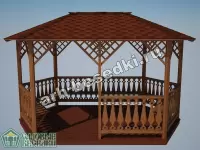 Садовая беседка "Боровицкая"