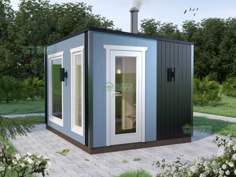 Каркасная баня «Мини» 2,5х3,5 фото 2