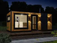 Баня ”Скандинавия” с увеличенной комнатой отдыха 2