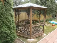 Беседка ажурная \"Черная ковка\"