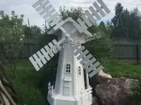 Мельница для сада "Белая"