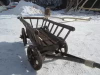 Декоративная телега малая