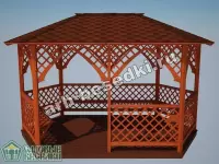 Садовая беседка "Беляево"