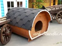 Будка для собаки  "Бочка большая"