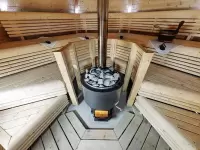 Гриль домик с баней 17 м2.