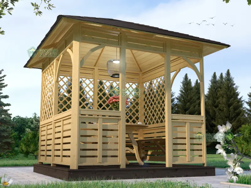 Беседка для дачи фото 9