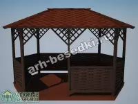 Садовая беседка "Бабушкинская"