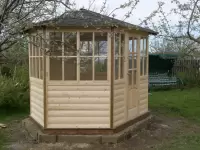 Застекленная беседка павильон