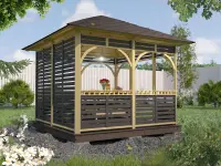  Беседка Оникс Премиум 3Х3 фото 4