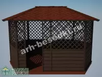 Садовая беседка "Новокузнецкая"