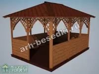 Садовая беседка "Бурукан"