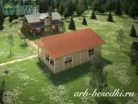 Деревянная веранда "Veranda Lounge" 6х9м