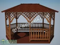 Садовая беседка "Каширская"