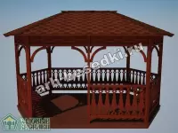 Садовая беседка "Теплый стан"