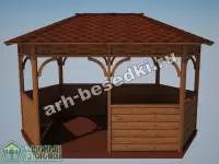 Садовая беседка "Баррикадная"