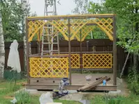 Беседка квадратная 3х3