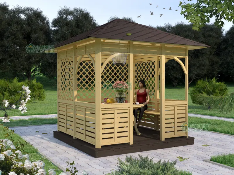 Беседка для дачи фото 1
