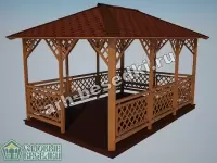 Садовая беседка "Зарьянка"