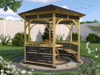 Беседка для дачи Летняя фото 3