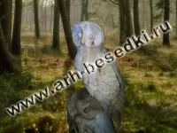 Скульптура деревянная "Сова"